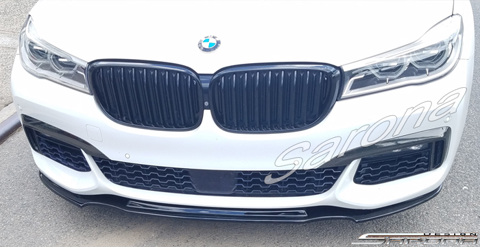 Custom BMW 7 Series  Sedan Front Lip/Splitter (2016 - 2019) - $390.00 (Part #BM-091-FA)